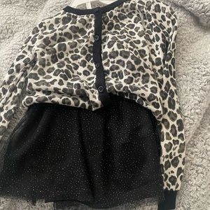 Girls sweater and skirt
